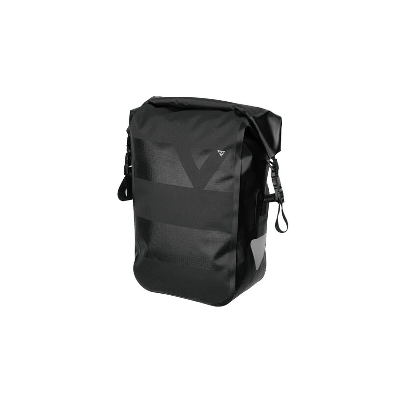 Topeak Pannier DryBag, Rolltop Seitentasche, 15L, Schwarz Einzeltasche, 45x26x15cm, QuickLock System, Mit Schultergurt, Wasserdicht 1 Topeak Pannier DryBag, Rolltop Seitentasche, 15L, Schwarz Einzeltasche, 45x26x15cm, QuickLock System, Mit Schultergurt, Wasserdicht