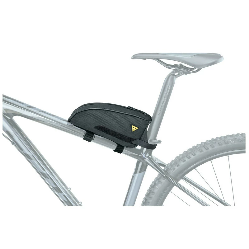 Topeak TopLoader Bikepacking-Oberrohrtasche 0.75l., Schwarz 23.5x12x7cm, Inkl. Regenhülle, Strapmount 4 Topeak TopLoader Bikepacking-Oberrohrtasche 0.75l., Schwarz 23.5x12x7cm, Inkl. Regenhülle, Strapmount – Bild 4