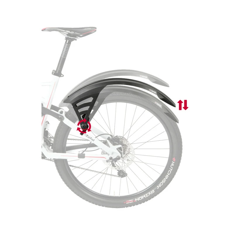 Zéfal Zéfal Schutzblech, DEFLECTOR RS75, Hinten, MTB, 27.5"-29", B: Max. 2.6", Befestigung ø Universal 2531 2 Zéfal Zéfal Schutzblech, DEFLECTOR RS75, Hinten, MTB, 27.5"-29", B: Max. 2.6", Befestigung ø Universal 2531 – Bild 2