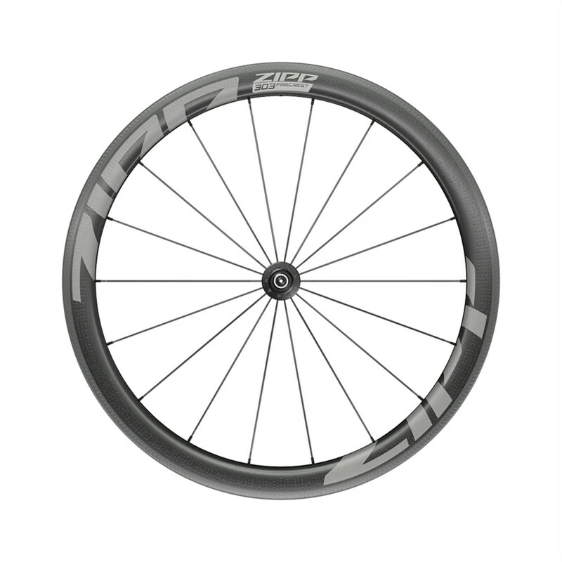 Zipp 303 Firecrest Tubeless Rim-Brake Front Wheel Black Carbon 700C/10x100 QR 1 Zipp 303 Firecrest Tubeless Rim-Brake Front Wheel Black Carbon 700C/10x100 QR